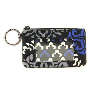 Vera Bradley Zip ID Case (Canterberry Cobalt)